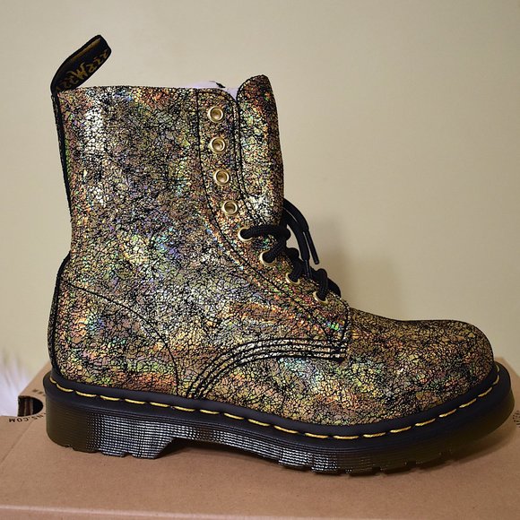 Dr. Martens | 1460 Pascal Metallic Leather Boots - Picture 4 of 16